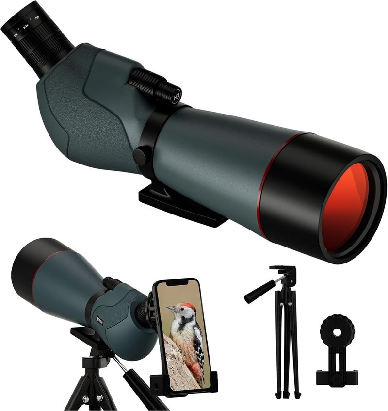 NEYLANG 25-75x70 Spotting Scope - Spotter Scopes with Tripod Phone Adapter Waterproof HD Scope for Bird Watching Wildlife Scenery - Image 1